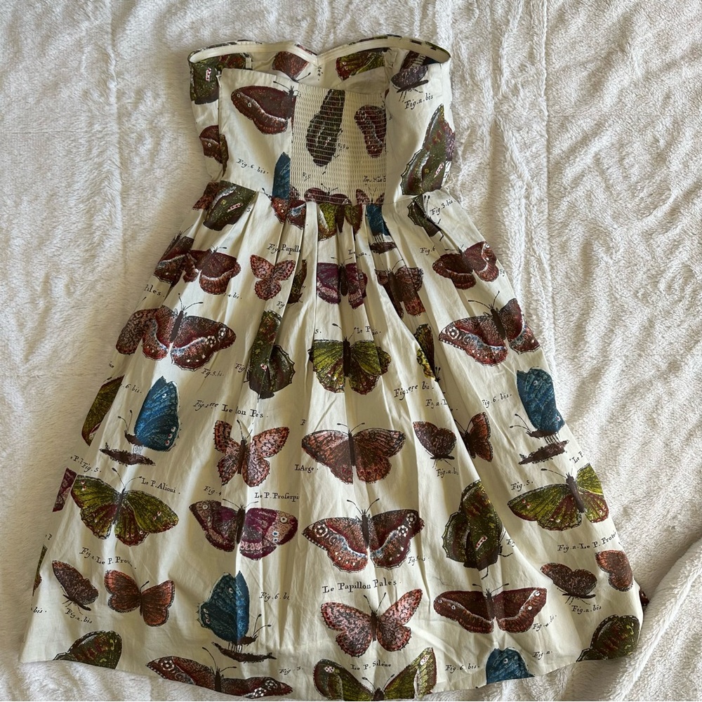 Anthropologie Maeve Lepidoptera Butterfly Dress, 0 - Picture 6 of 11